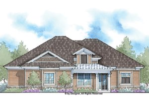 Ranch Exterior - Front Elevation Plan #938-74