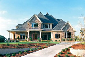 Exterior - Front Elevation 6 for European House Plan #437-66 - 4 bed, 4.5 bath
