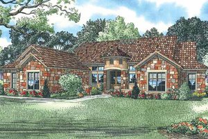 Country Exterior - Front Elevation Plan #17-2928