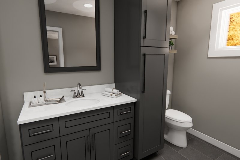 House Design - Interior - Bathroom 2 for Bungalow House Plan #51-1370 - 3 bed, 2.5 bath