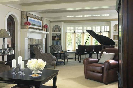 Interior - Family Room for Craftsman House Plan #928-19 - 4 bed, 3.5 bath