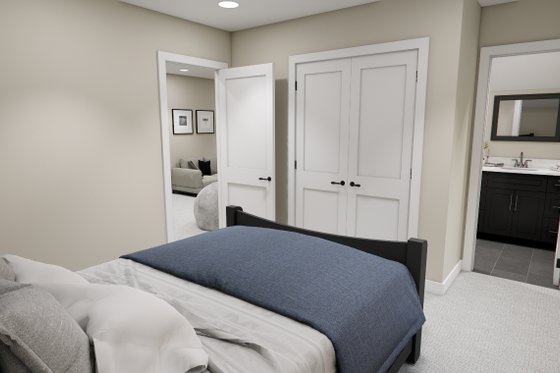 Interior - Bedroom 5 for Craftsman House Plan #51-1362 - 4 bed, 3.5 bath