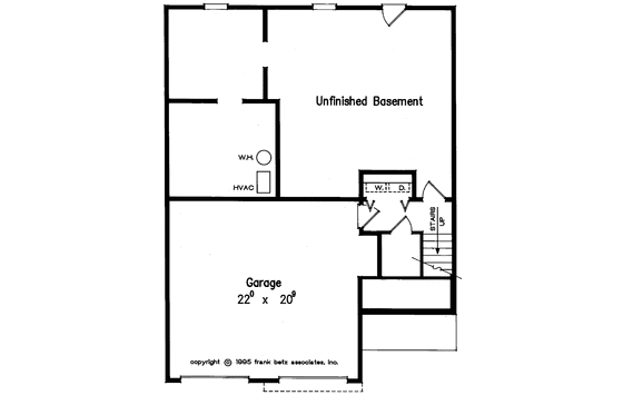 Floor Plan - Lower Floor for Country House Plan #927-446 - 3 bed, 2 bath