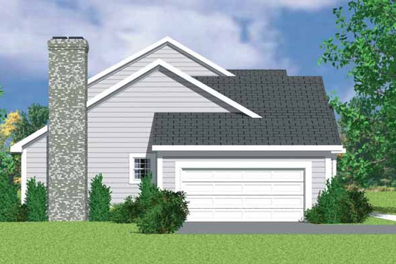 House Plan Design - Exterior - Other Elevation 1 for Traditional House Plan #72-1071 - 3 bed, 2.5 bath