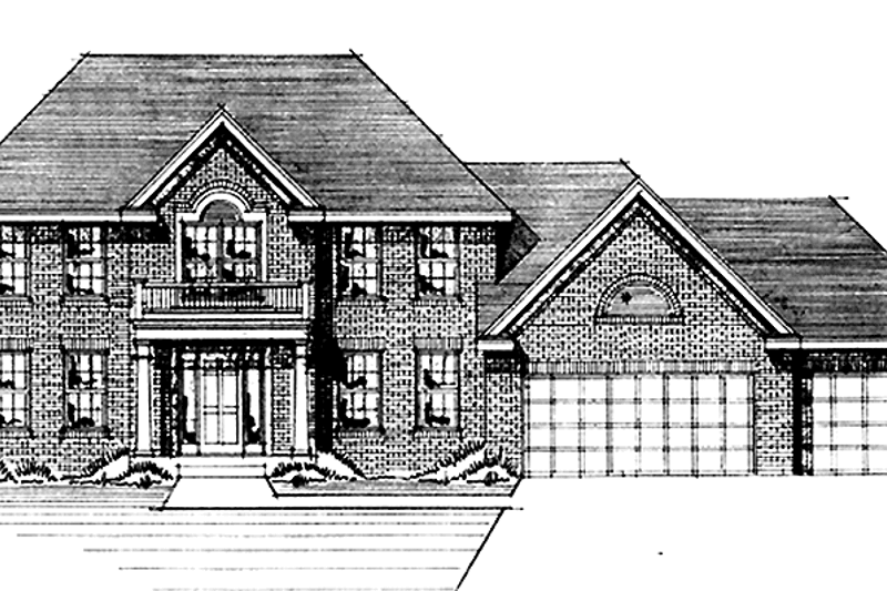 Home Plan - Classical Exterior - Front Elevation Plan #51-729