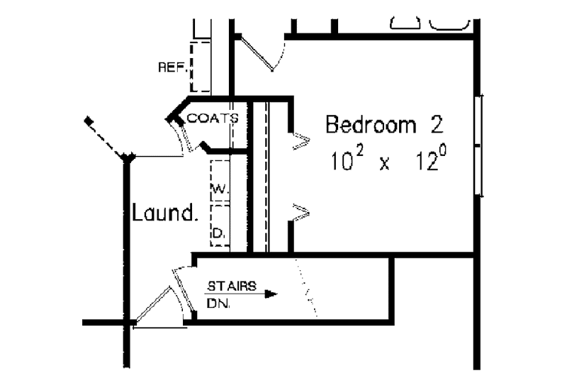 House Plan Design - Floor Plan - Main Floor 2 for European House Plan #927-113 - 3 bed, 2 bath