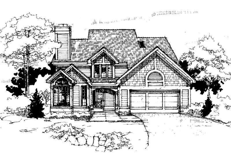 Home Plan - Traditional Exterior - Front Elevation Plan #320-684