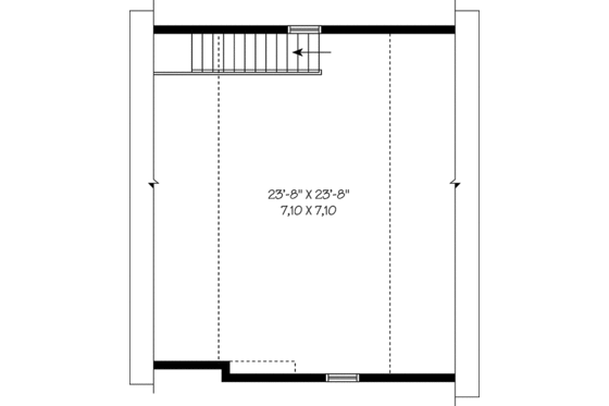 Floor Plan - Upper Floor House Plan #23-2475, 0 bath