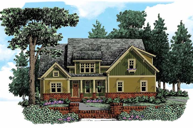 Home Plan - Craftsman Exterior - Front Elevation Plan #927-339