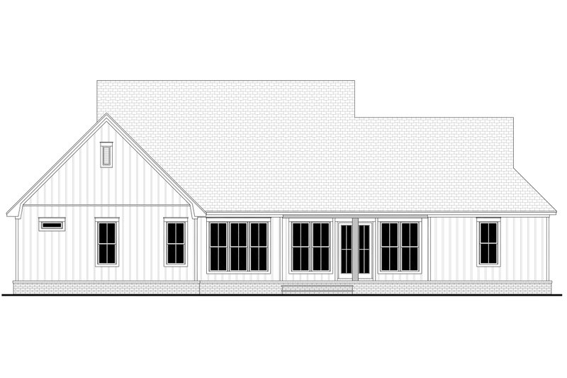Dream House Plan - Exterior - Rear Elevation for Farmhouse House Plan #430-244 - 3 bed, 2.5 bath