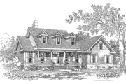 Country Style House Plan - 3 Beds 2.5 Baths 1954 Sq/Ft Plan #929-184 