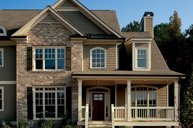 House Blueprint - Exterior - Front Elevation 3 for Country House Plan #927-869 - 4 bed, 3.5 bath