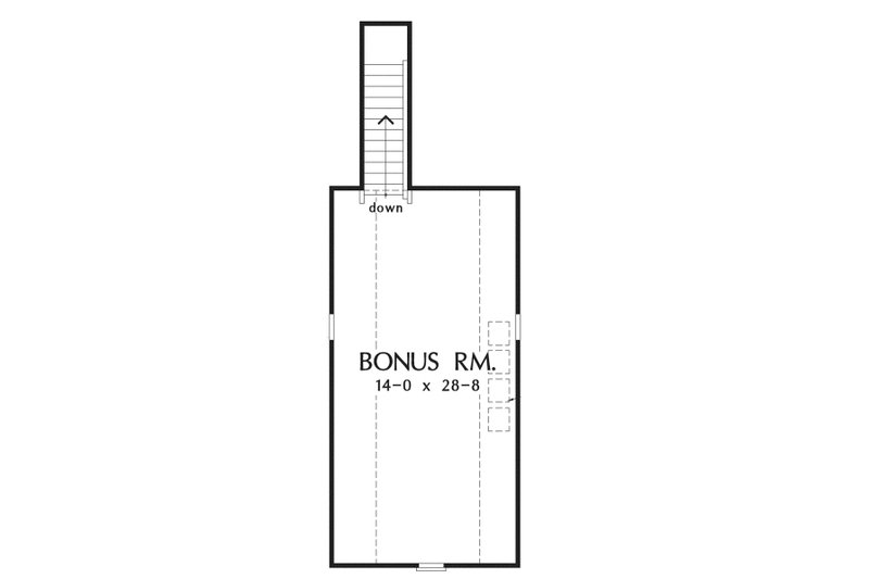 Dream House Plan - Optional Bonus Level