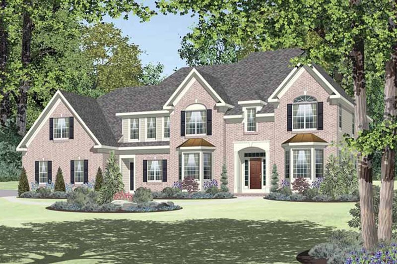 Home Plan - Classical Exterior - Front Elevation Plan #328-456