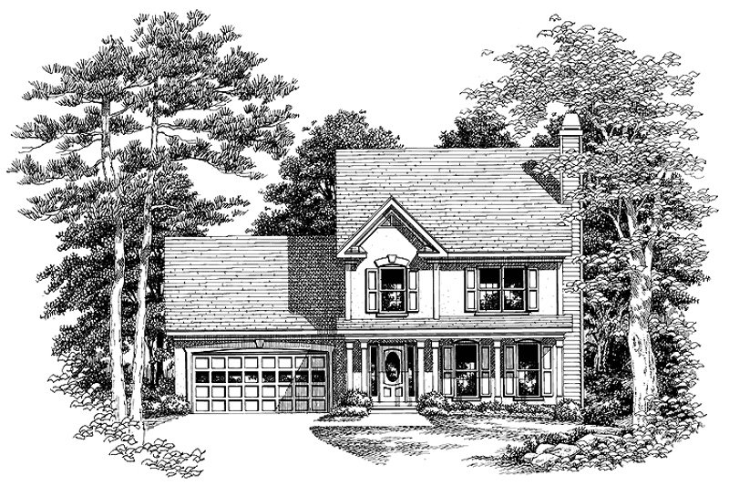 Home Plan - Exterior - Front Elevation 3 for Country House Plan #927-49 - 3 bed, 2.5 bath