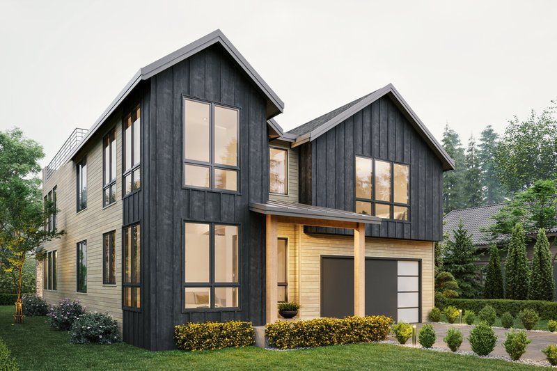 House Design - Exterior - Front Elevation 3 for Farmhouse House Plan #1066-280 - 4 bed, 4 bath