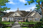 European Style House Plan - 5 Beds 4 Baths 3222 Sq/Ft Plan #929-1020 