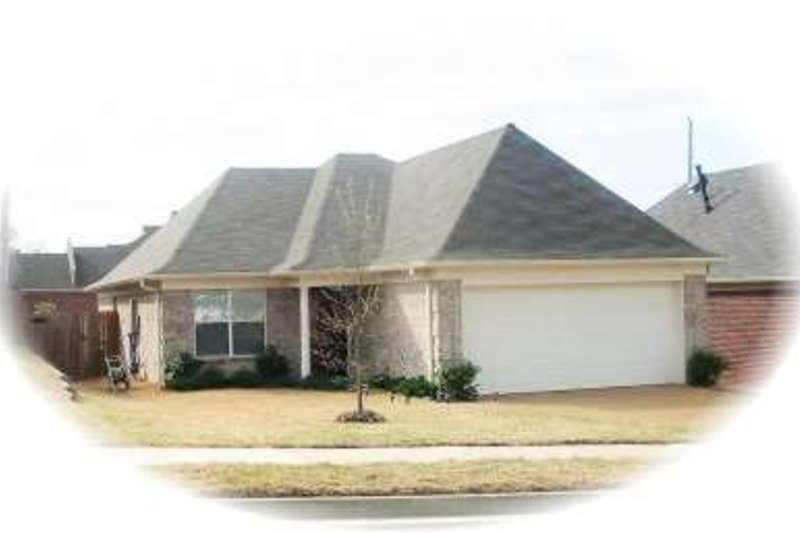Exterior - Front Elevation 2 for European House Plan #81-1417 - 3 bed, 2 bath