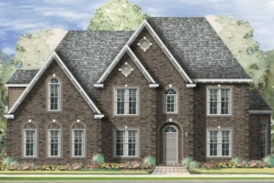 Exterior - Front Elevation for Traditional House Plan #424-267 - 4 bed, 3 bath