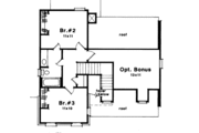 European Style House Plan - 3 Beds 2.5 Baths 1786 Sq/Ft Plan #41-130 