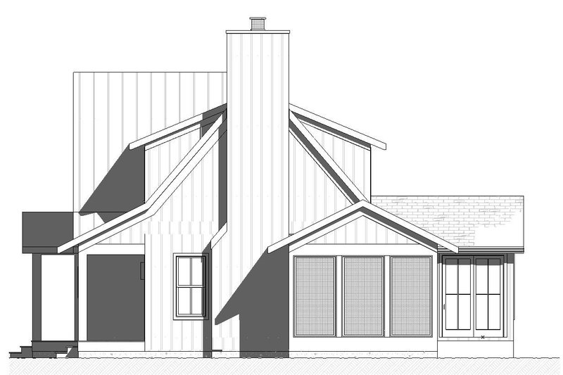Home Plan - Exterior - Other Elevation for Farmhouse House Plan #901-146 - 3 bed, 2.5 bath