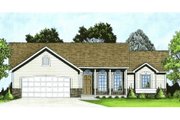 Traditional Style House Plan - 3 Beds 2 Baths 1245 Sq/Ft Plan #58-191 