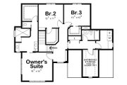 Traditional Style House Plan - 3 Beds 2.5 Baths 2228 Sq/Ft Plan #20-2273 