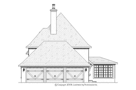 Exterior - Other Elevation 1 for European House Plan #901-79 - 4 bed, 2.5 bath