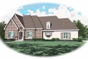 Traditional Style House Plan - 3 Beds 3 Baths 3506 Sq/Ft Plan #81-365 Exterior 
