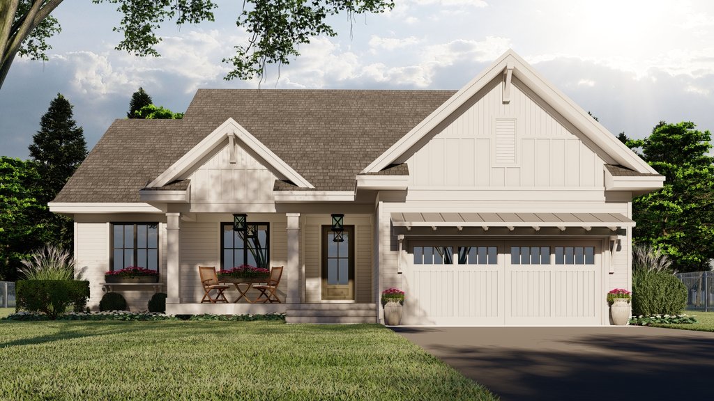 Traditional Style House Plan - 3 Beds 2 Baths 1664 Sq/Ft Plan #51-1211 ...