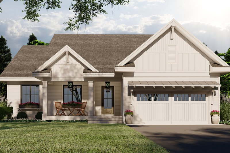 House Plan Design - Traditional Exterior - Front Elevation Plan #51-1211