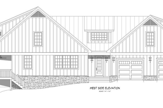 Exterior - Other Elevation for Traditional House Plan #932-411 - 3 bed, 3.5 bath