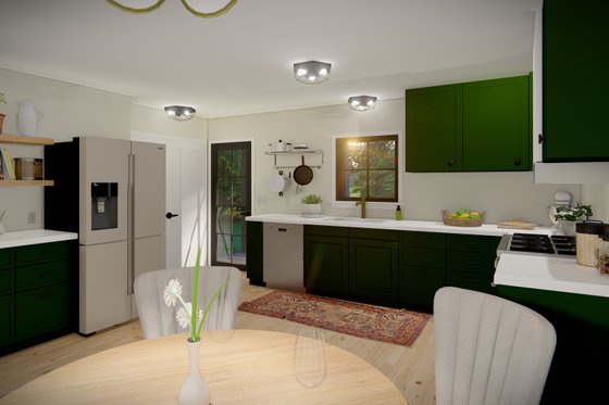Interior - Kitchen 1 for Cottage House Plan #1094-10 - 3 bed, 2 bath