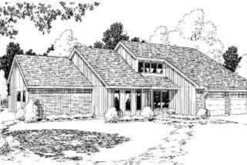 Contemporary Style House Plan - 4 Beds 2.5 Baths 2590 Sq/Ft Plan #312-126