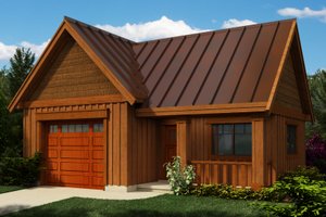 Exterior - Front Elevation Dream House Plan - Cottage Exterior - Front Elevation Plan #118-122
