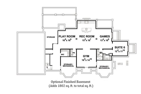 Optional Finished Basement