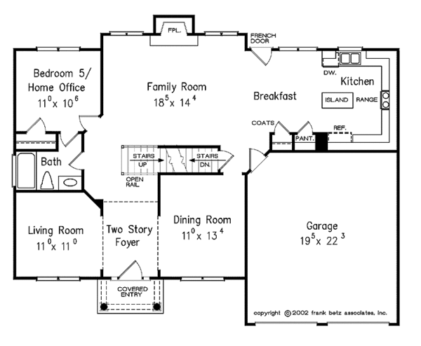Dream House Plan - Classical Floor Plan - Main Floor Plan #927-686