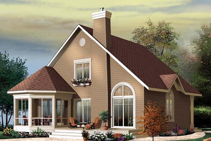 Home Plan - Exterior - Front Elevation Plan #23-758