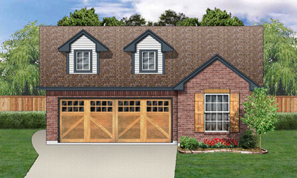 Exterior - Front Elevation 2 for Traditional House Plan #84-309 - 4 bed, 2 bath