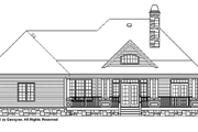 Country Style House Plan - 3 Beds 2 Baths 1820 Sq/Ft Plan #929-86 Exterior 