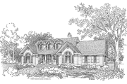 Country Style House Plan - 3 Beds 2.5 Baths 2058 Sq/Ft Plan #929-351 