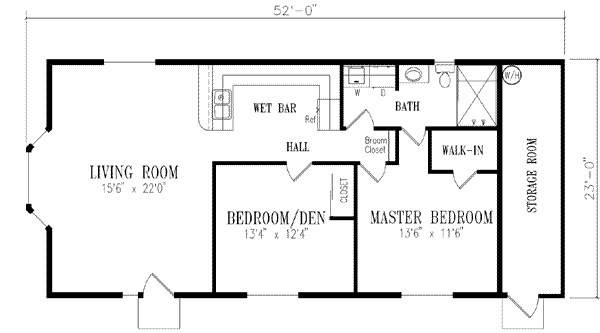 Home Plan - Ranch Floor Plan - Main Floor Plan #1-147