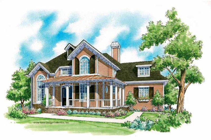 Dream House Plan - Victorian Exterior - Front Elevation Plan #930-201