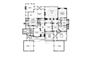 Mediterranean Style House Plan - 5 Beds 5 Baths 7363 Sq/Ft Plan #1058-19 