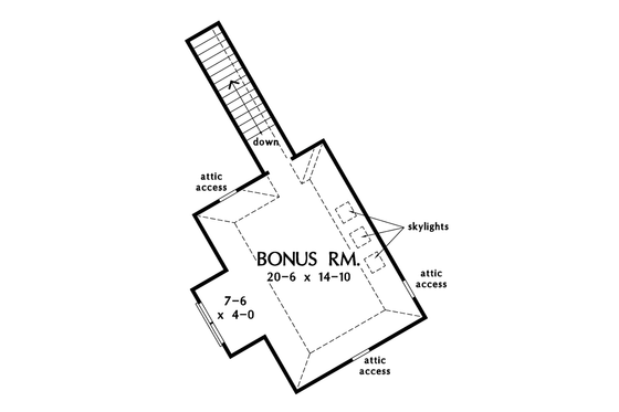 Floor Plan - Other Floor for Country House Plan #929-993 - 3 bed, 3.5 bath