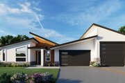 Contemporary Style House Plan - 2 Beds 2.5 Baths 1810 Sq/Ft Plan #112-201 