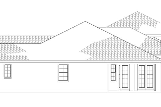 Exterior - Other Elevation for Mediterranean House Plan #1058-81 - 6 bed, 4 bath