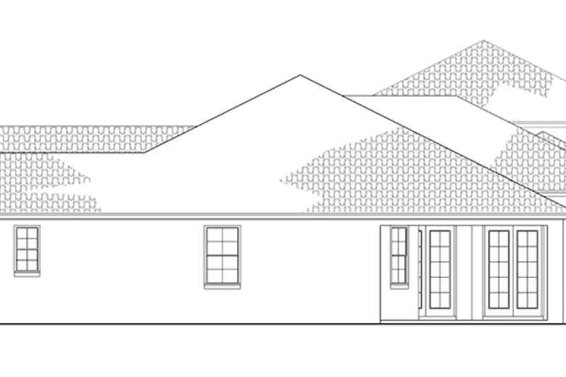 Dream House Plan - Exterior - Other Elevation for Mediterranean House Plan #1058-81 - 6 bed, 4 bath