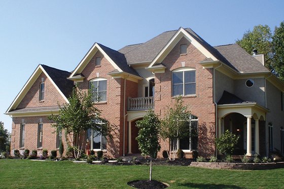 Exterior - Front Elevation 4 for Colonial House Plan #927-191 - 4 bed, 3.5 bath
