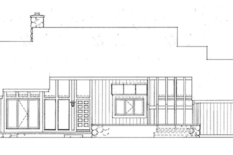 Dream House Plan - Exterior - Front Elevation 3 for Contemporary House Plan #72-763 - 3 bed, 2.5 bath
